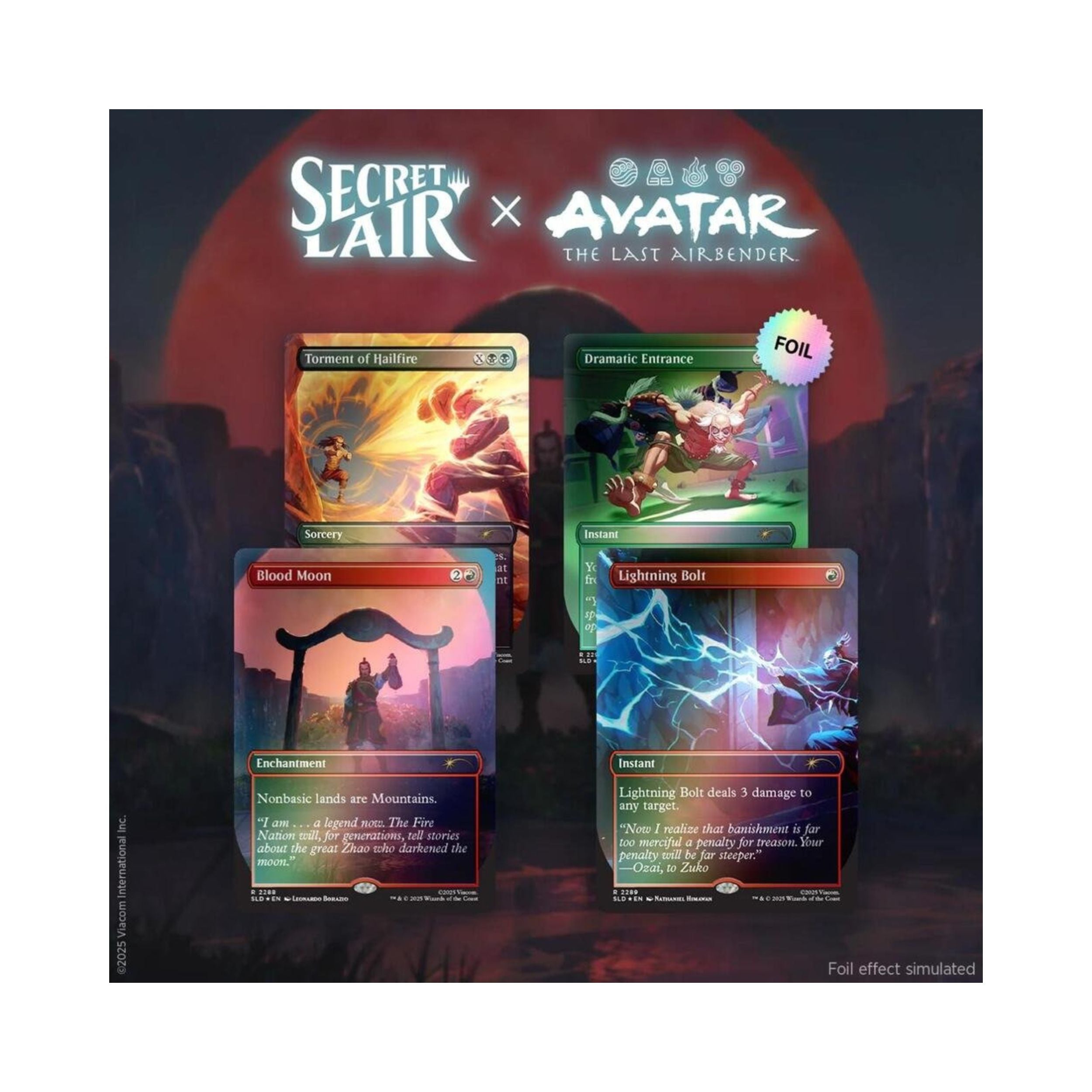 Magic: The Gathering TCG Secret Lair x Avatar The Last Airbender
