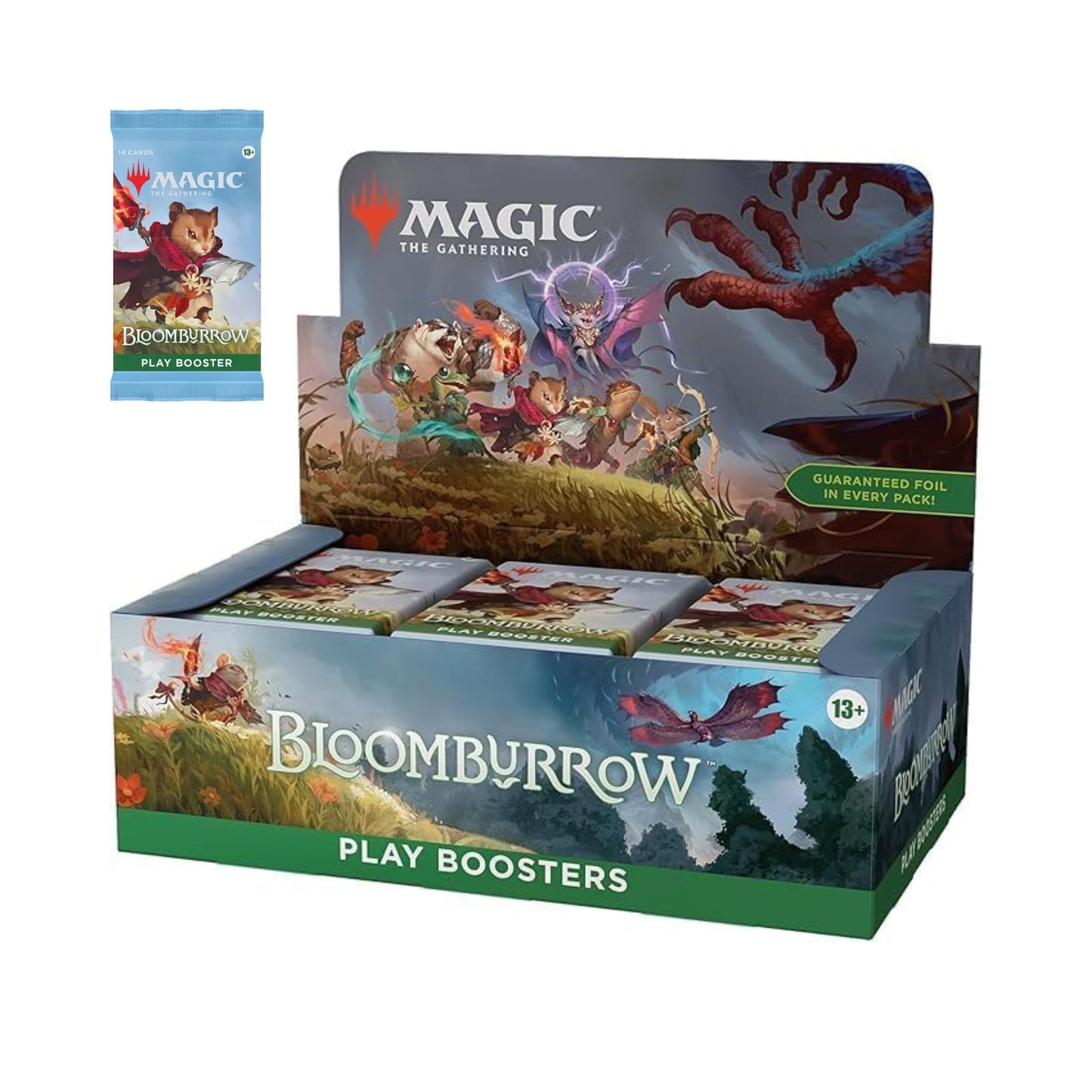 Magic The Gathering Bloomburrow Play Booster Box 36 Packs | MTG TCG Expansion Set | Trading Card Game Booster Box for Draft Play, Deck Building & Collectible Trading Cards