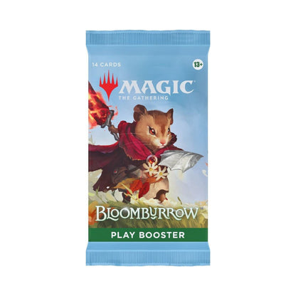 Magic: The Gathering Bloomburrow 14-card single play booster pack for collectible card games and MTG decks.