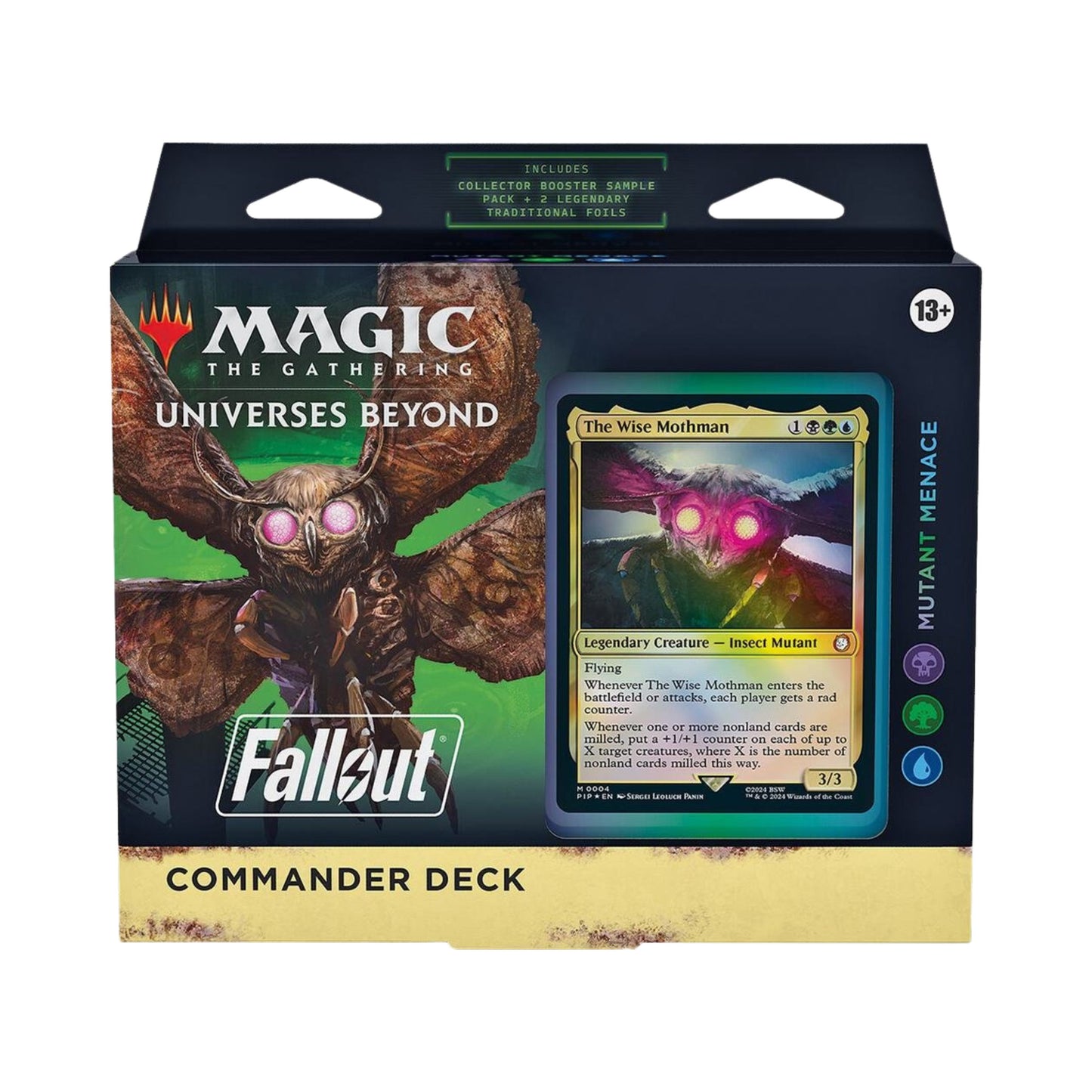 Magic The Gathering TCG Universes Beyond Fallout Mutant Menace Commander Deck – MTG Cards