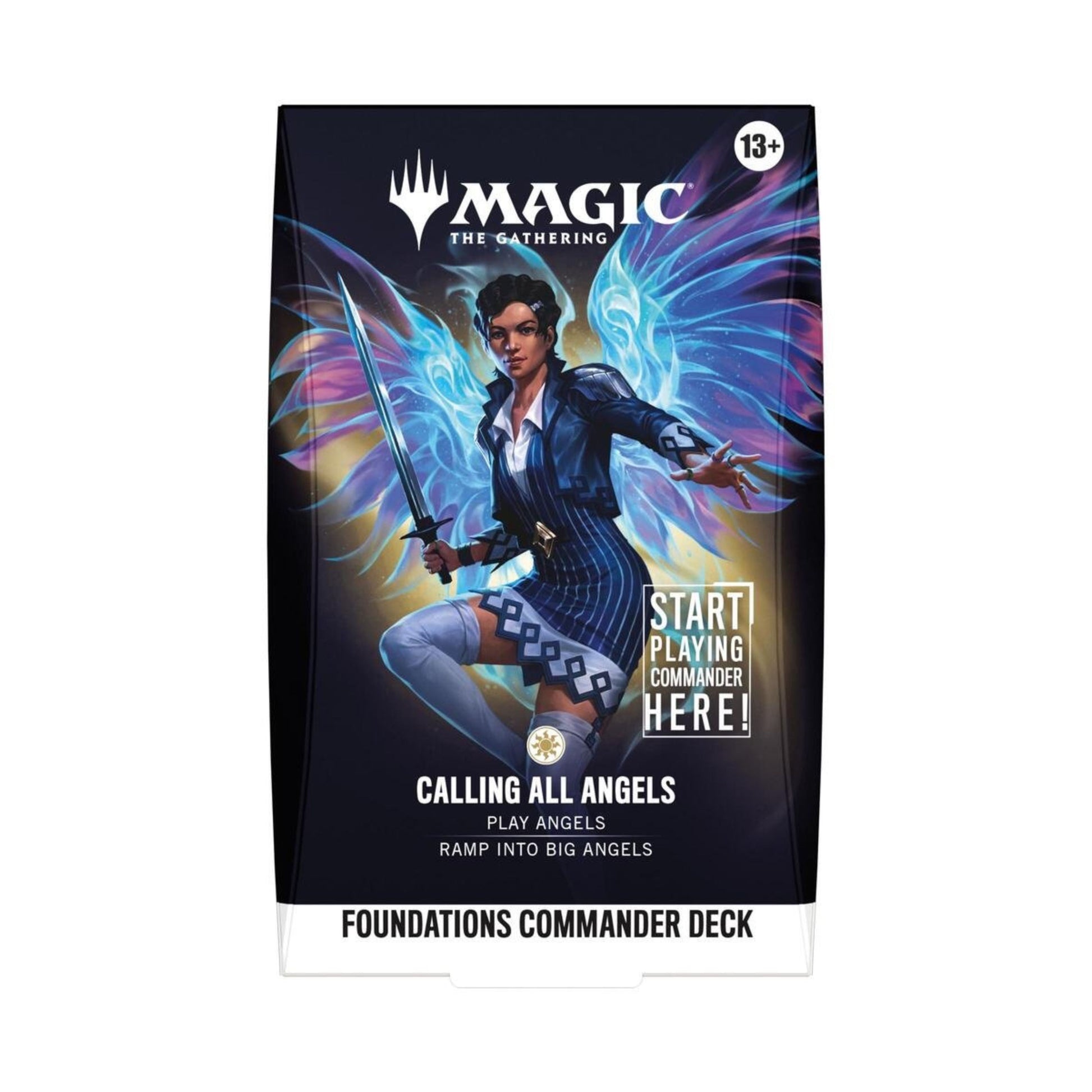 Magic The Gathering Foundations Commander Deck Calling All Angels FDC COLLECTION REALM Magic The Gathering Foundations Commander Deck Calling All Angels FDC COLLECTION REALM