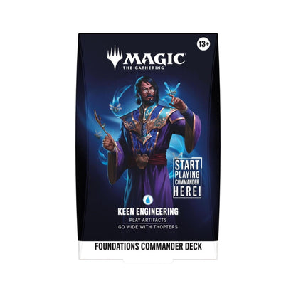 Magic: The Gathering Foundations Commander Deck Keen Engineering FDC – –  COLLECTION REALM