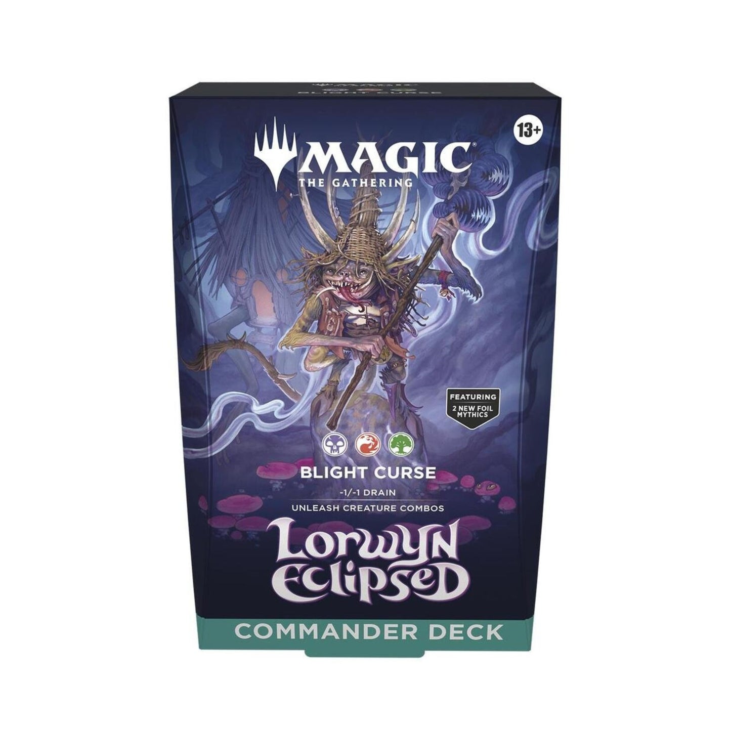 Magic: The Gathering Lorwyn Eclipsed Commander Deck - Blight Curse Commander Deck - Estimated Arrival: Jan. 2026 (PRE-ORDER)