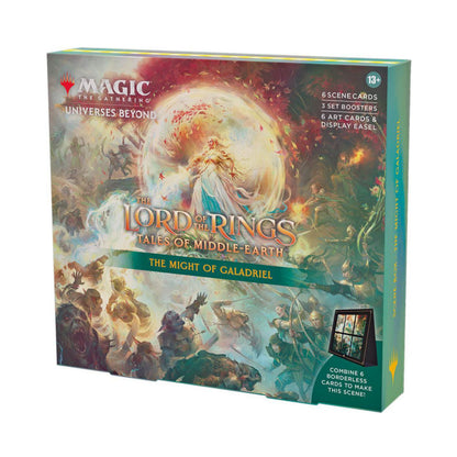 Magic The Gathering Universes Beyond The Lord of the Rings Tales of Middle-earth Scene Box The Might of Galadriel
