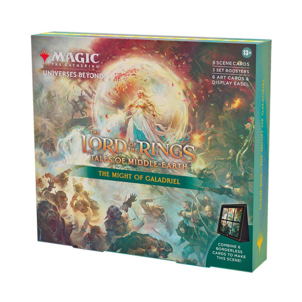 Magic The Gathering Universes Beyond The Lord of the Rings Tales of Middle-earth Scene Box The Might of Galadriel