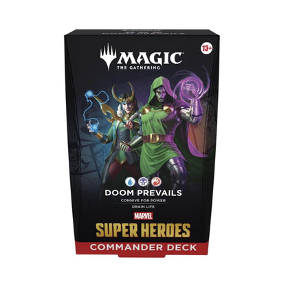 Magic: The Gathering Marvel Super Heroes Commander Deck Doom Prevails COLLECTION REALM Magic: The Gathering Marvel Super Heroes Commander Deck Doom Prevails COLLECTION REALM
