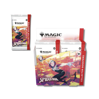 Magic: The Gathering Marvel Spider-Man Collector Booster Box - MTG Collector Booster Packs Marvel Cards TCG Box