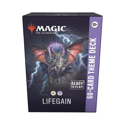 Magic: The Gathering Secrets of Strixhaven Lifegain Theme Deck – 60-Card Prebuilt MTG Deck with 5 Double-Sided Tokens, Deck Box & Strategy Insert (SOS)