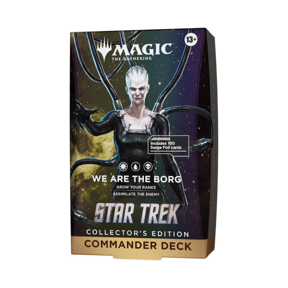 Magic: The Gathering | Star Trek Commander Deck – We Are the Borg Collector’s Edition | 100-Card Surge Foil Deck with 33 New-to-Magic Cards (PREORDER - Release Date November 13, 2026)