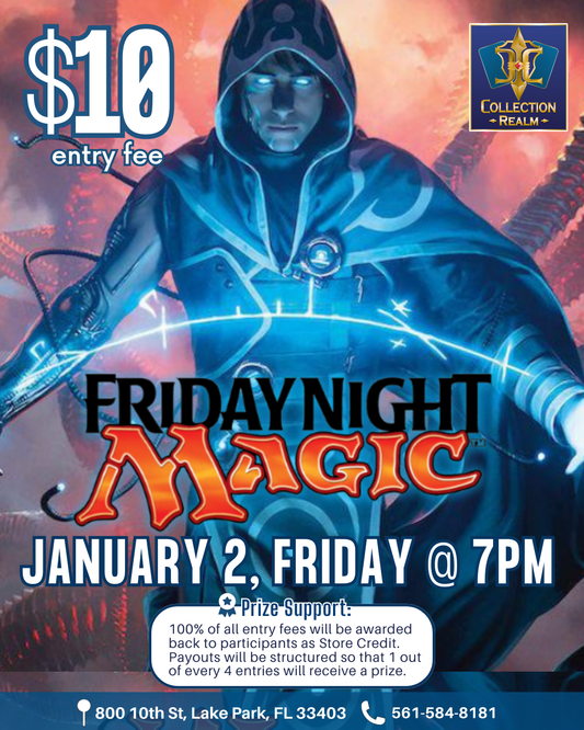 MTG Friday Night Tournament – January 2 (Friday, 7:00 PM)