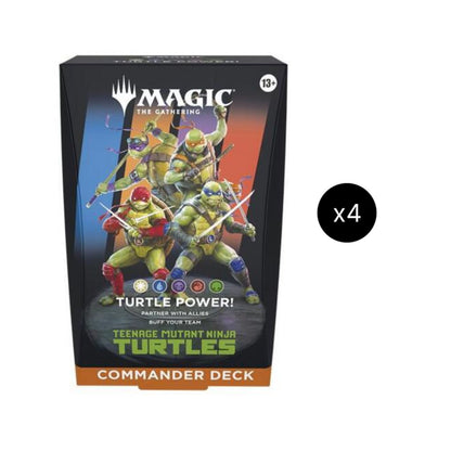 Magic: The Gathering - Teenage Mutant Ninja Turtles Commander Deck 4ct