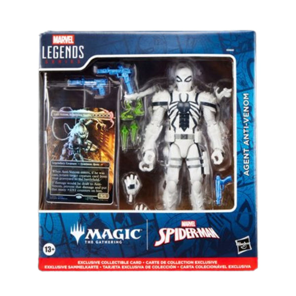 Marvel Legends Series Agent Anti-Venom 6-Inch Action Figure – Spider-Man Marvel Legends Magic: The Gathering Collectible