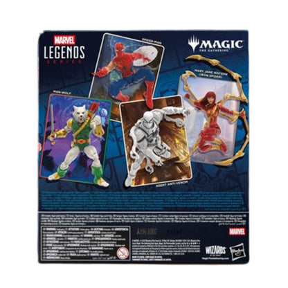 Marvel Legends Series Battle-Damaged Spider-Man 6-Inch Action Figure – Spider-Man Marvel Legends Magic: The Gathering Collectible