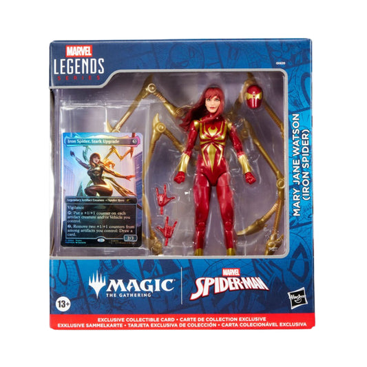 Marvel Legends Series Mary Jane Watson (Iron Spider) 6-Inch Action Figure – Spider-Man Marvel Legends Magic: The Gathering Collectible