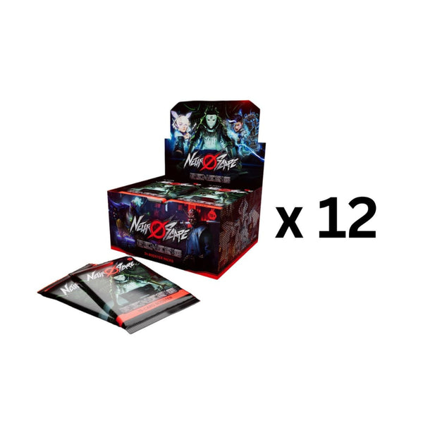 Neuroscape Genesis Unlimited Booster Box Case | 24 Booster Displays with 24 Packs Each | 15 Cards per Pack | Cyberpunk Trading Card Game | Exclusive Serialized Sourcecode Cards | Competitive TCG Collectible (PREORDER - Release Date August 28, 2026)