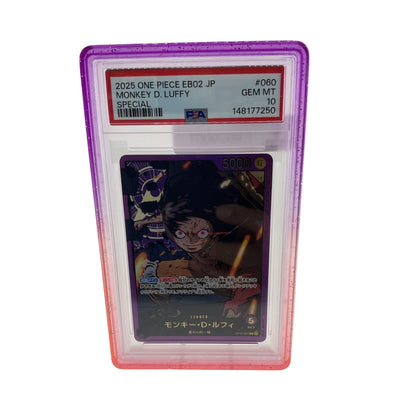 PSA 10 Luffy OP05-060 EB02 Parallel Anime 25th Collection ONE PIECE Japanese