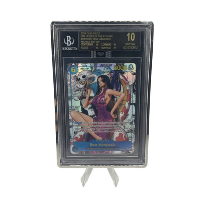 ONE PIECE - OP07-051 Boa Hancock MANGA ART-SR BGS 10 PRISTINE BLACK LABEL