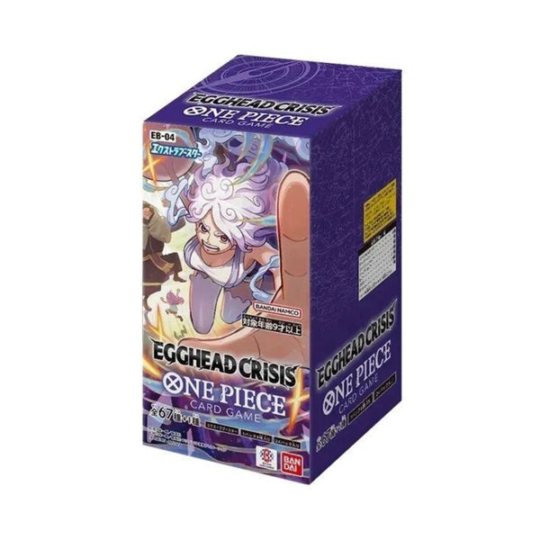 One Piece Card Game EB-04 Egghead Crisis Japanese Booster Box – 144 Collectible Cards, Bandai