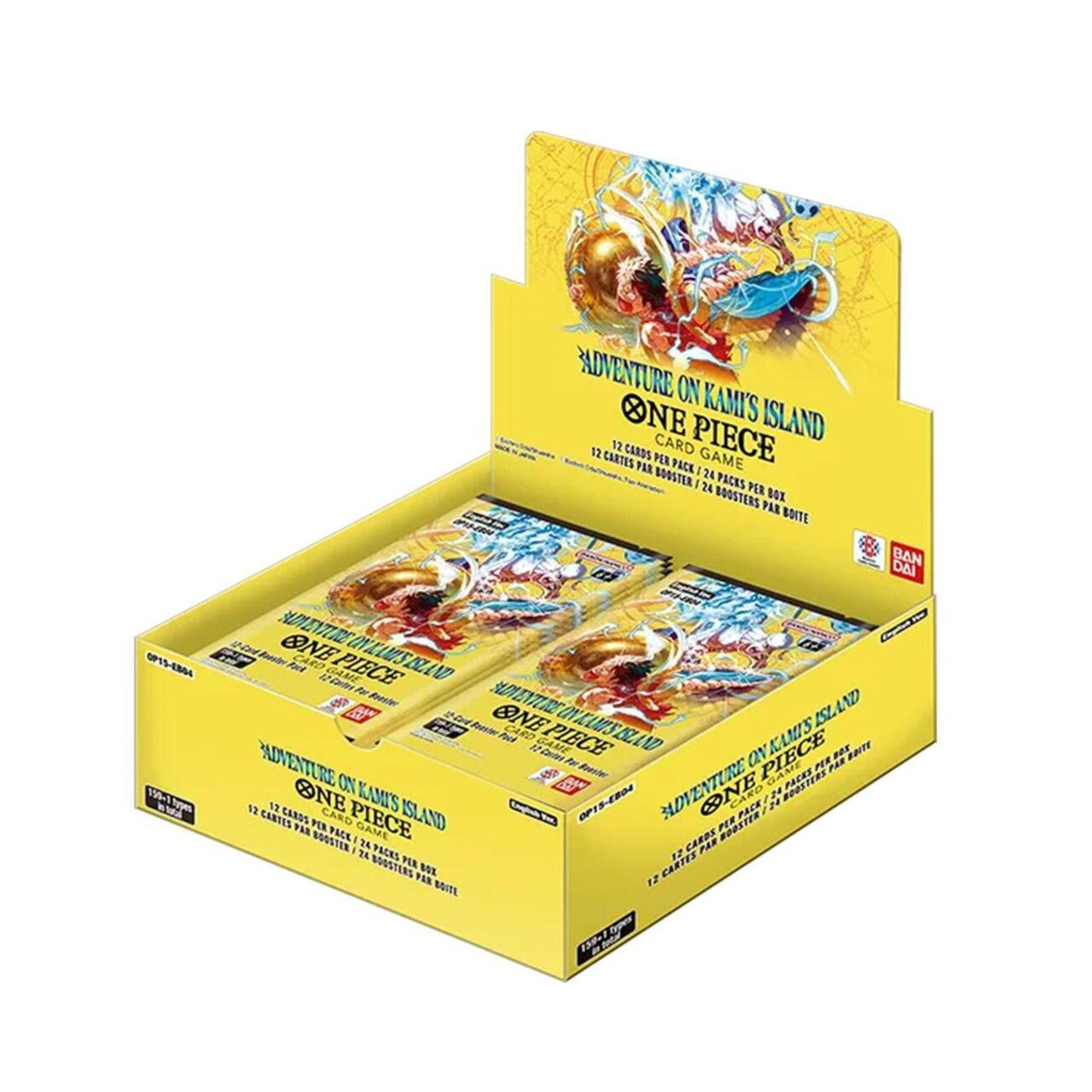 One Piece TCG OP-15 EB04 Adventure on Kamis Island Booster Box 24 Packs Trading Card Game
