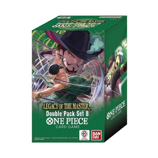 One Piece Card Game OP12 Double Pack Set 8 DP08 Legacy of the Master with booster pack and DON card