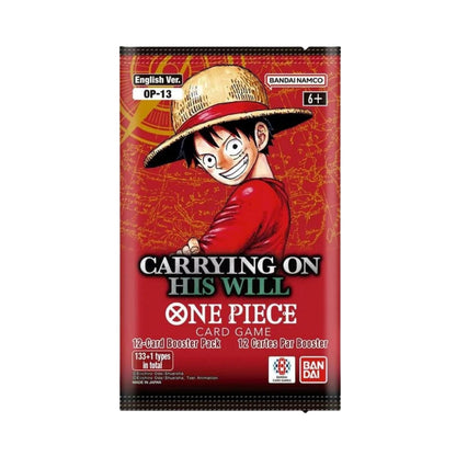 One Piece OP-13 Carrying Will Booster Pack ENG for Collectible Card Games and Deck Building