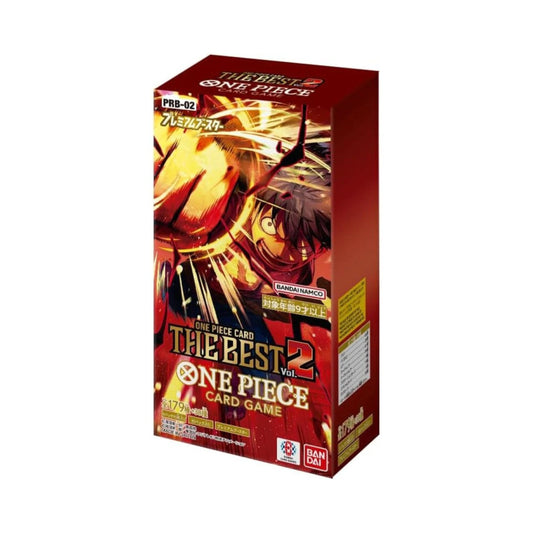 One Piece TCG The Best Vol. 2 PRB-02 Japanese Booster Box – Collectible Anime Trading Cards, 10 Packs per Box, Japanese Version, Perfect for Collectors, Players, and Fans