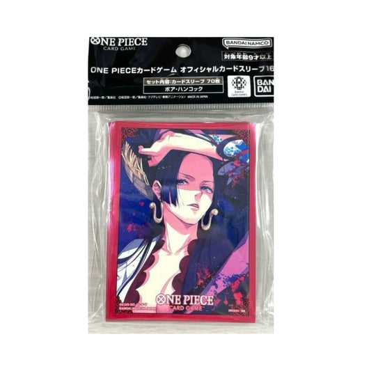One Piece TCG Boa Hancock Card Sleeves Vol. 16 70 count standard size trading card sleeves featuring Boa Hancock artwork