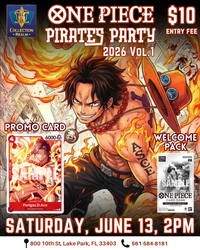One Piece Card Game Pirates Party 2026 Vol. 1 – June 13, 2026 (Saturday 2PM)