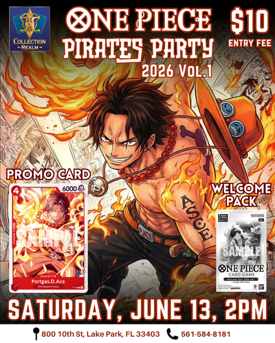 One Piece Card Game Pirates Party 2026 Vol. 1 – June 13, 2026 (Saturday 2PM)