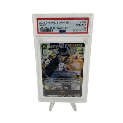 2024 Manga Sabo OP04-083 Alt-Art PSA 10 GEM MINT