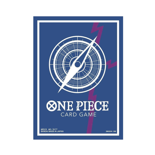 One Piece TCG Standard Blue Card Sleeves Vol. 16 70 count standard size blue trading card sleeves