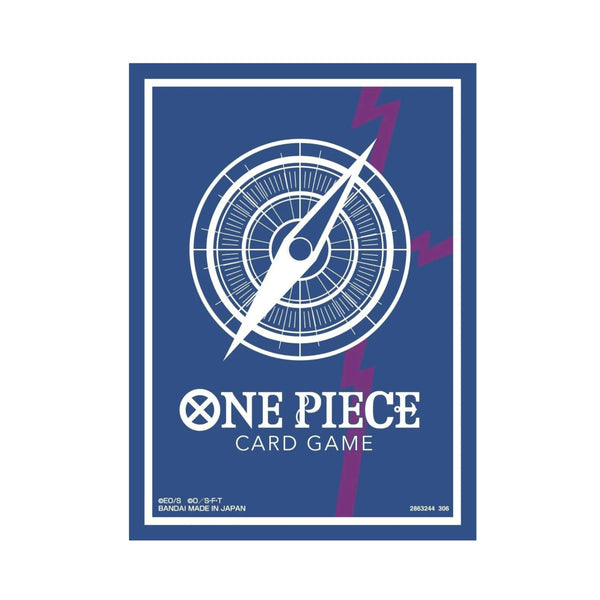 One Piece TCG Standard Blue Card Sleeves Vol. 16 70 count standard size blue trading card sleeves