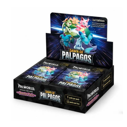 Palworld Card Game Dawn of Palpagos 1st Edition Booster Box Trading Card Game Set