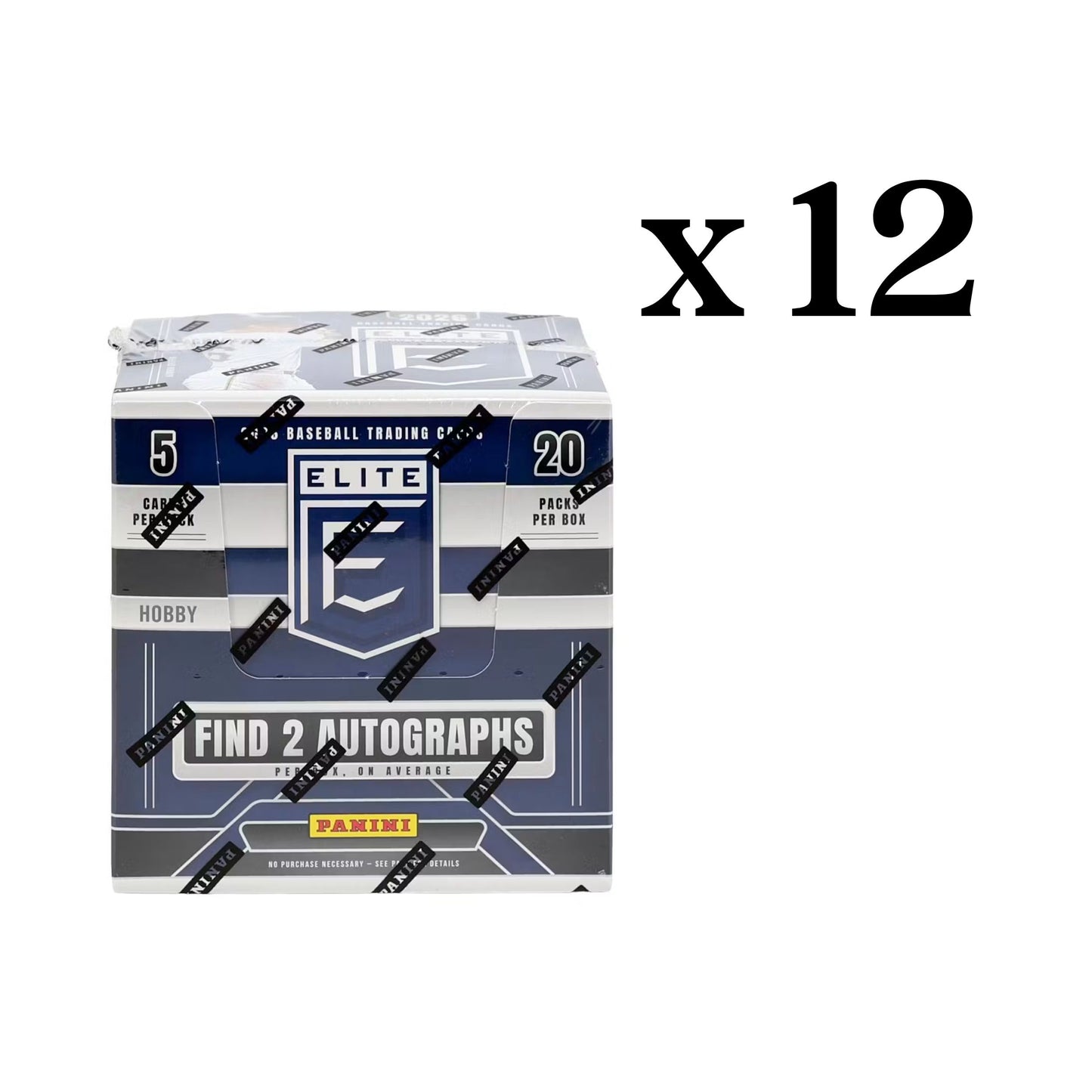 2026 Panini Donruss Elite Baseball Hobby Case - 12 Boxes per Case, 2 Autographs per Box, 20 Packs per Box, Green Gold Kaboom Inserts, Pen Pals Auto Cards