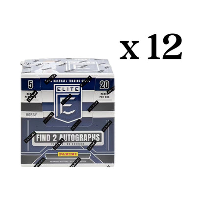 2026 Panini Donruss Elite Baseball Hobby Case - 12 Boxes per Case, 2 Autographs per Box, 20 Packs per Box, Green Gold Kaboom Inserts, Pen Pals Auto Cards
