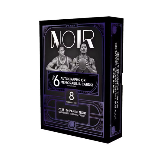 2026 Panini Noir Basketball Hobby Box (PREORDER - Release Date August 28, 2026)