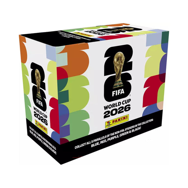 Panini FIFA World Cup 2026 Sticker Box, 25 Packs, 175 Stickers, Limited-Edition Parallels, Official Album Collectibles for Fans & Collectors