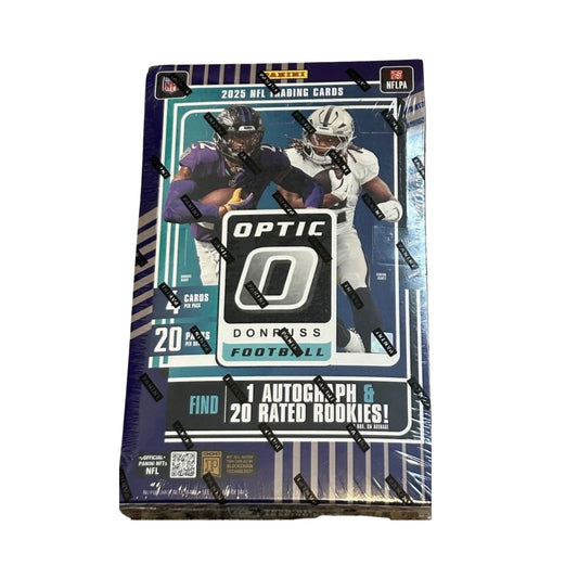 2025 Panini Donruss Optic Football Hobby Box, Factory Sealed NFL Trading Cards