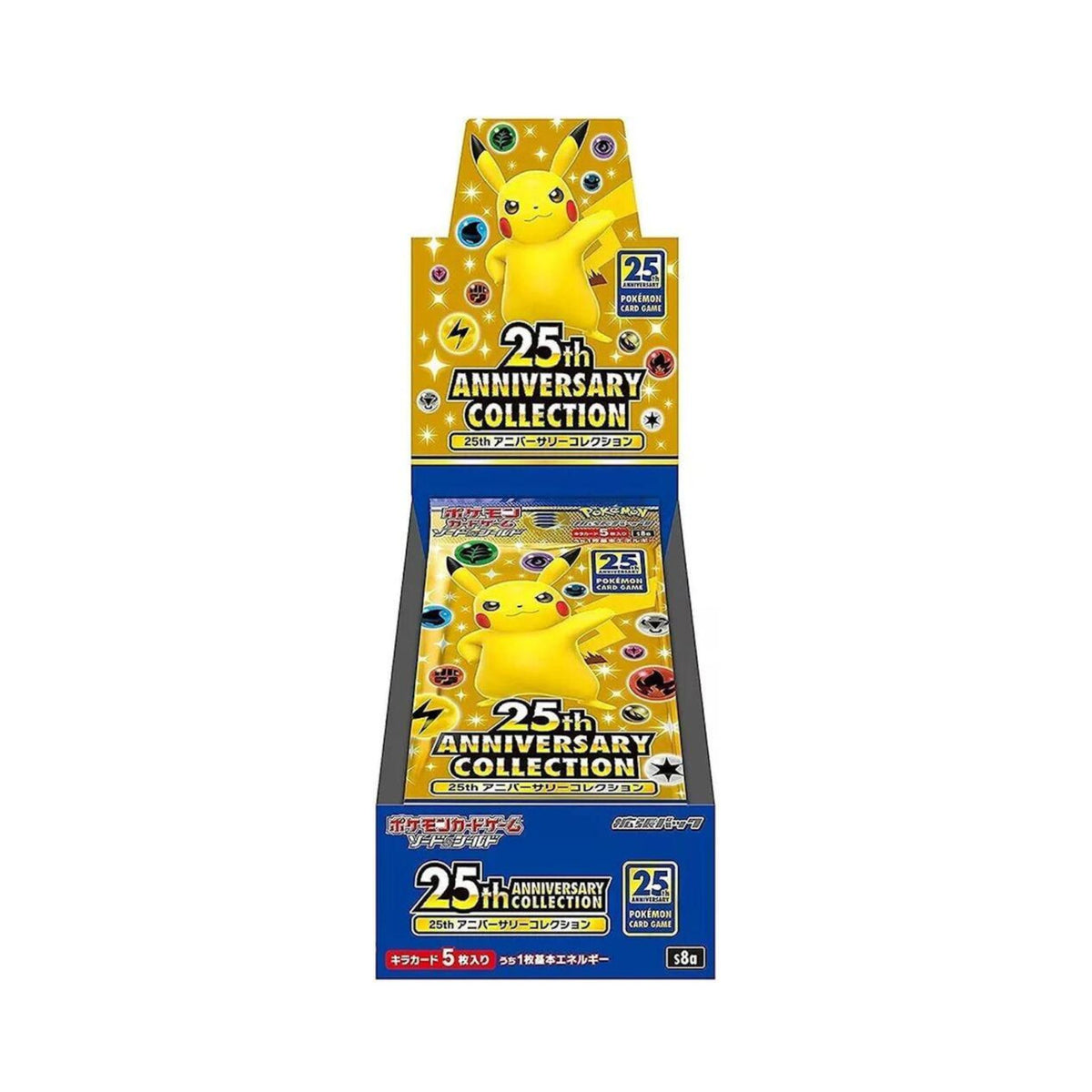 Pokémon TCG 25th Anniversary Collection Japanese Booster Box anniversary trading card collectible.