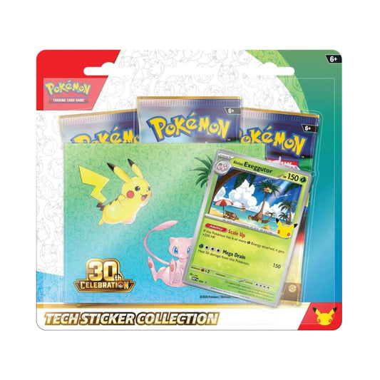 Pokémon TCG 30th Celebration Alolan Exeggutor Tech Sticker Collection PREORDER