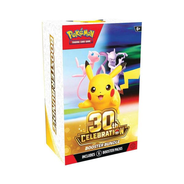 Pokémon TCG: 30th Celebration Booster Bundle (6 Factory-Sealed 30th Anniversary Expansion Booster Packs) - (PREORDER - Release Date Oct. 02, 2026)