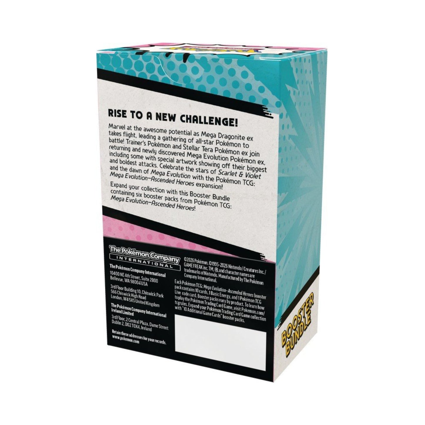 Pokemon Mega Evolution Ascended Heroes Booster Bundle with 6 Booster Packs *PRE-ORDER* Release 2/26/2025