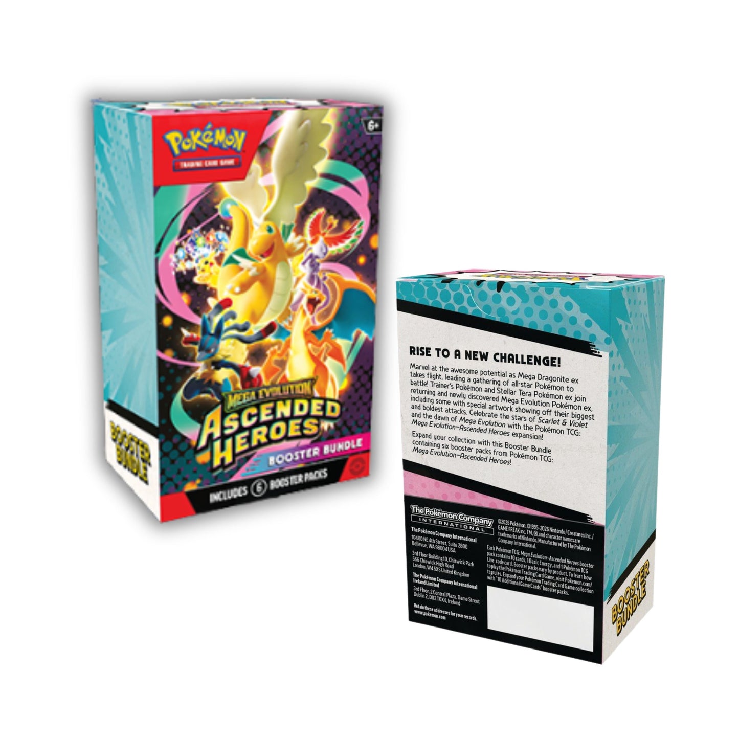 Pokemon Mega Evolution Ascended Heroes Booster Bundle with 6 Booster Packs *PRE-ORDER* Release 2/26/2025