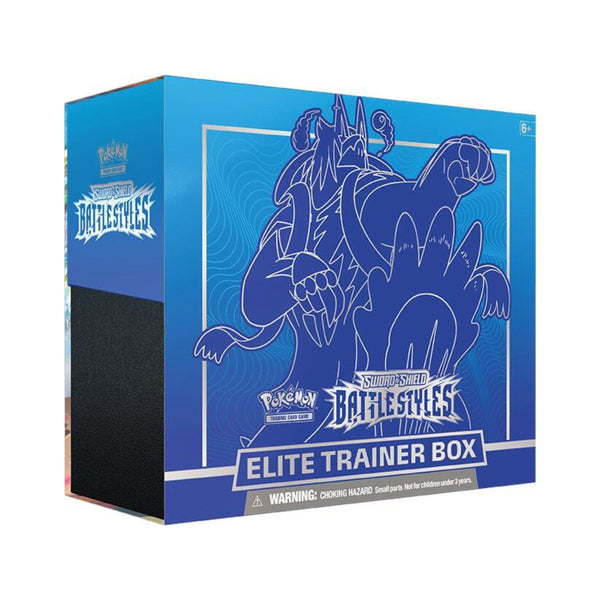 Pokémon TCG Sword and Shield Battle Styles Elite Trainer Box Blue