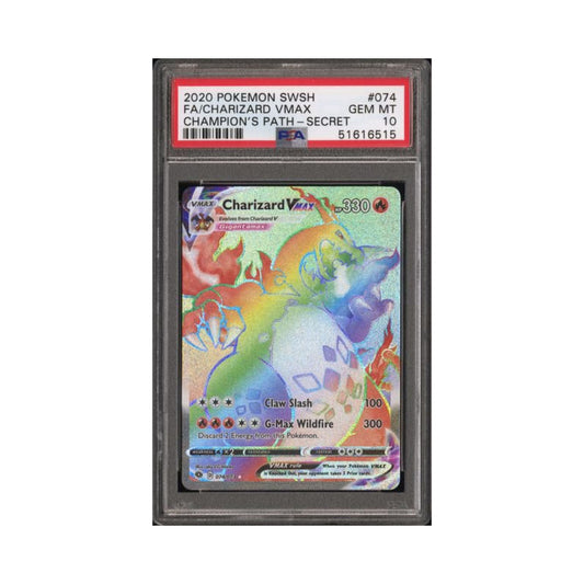 Pokemon Charizard Vmax FA PSA 10 6515