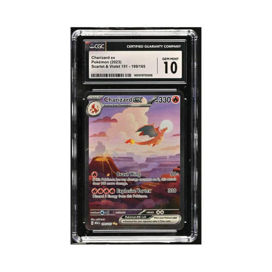 Pokemon Charizard ex 151 IR CGC 10 5006