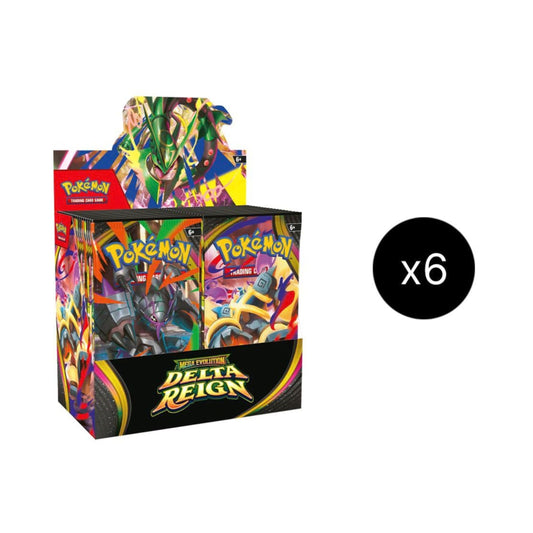 Pokemon TCG ME06 Mega Evolution Delta Reign Booster Box Case Sealed 6 Boxes (PREORDER - Release Date November 06, 2026)