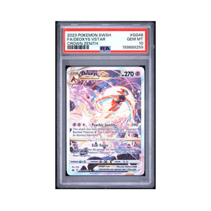 Pokemon Deoxys Vstar SWSH FA PSA 10 9259
