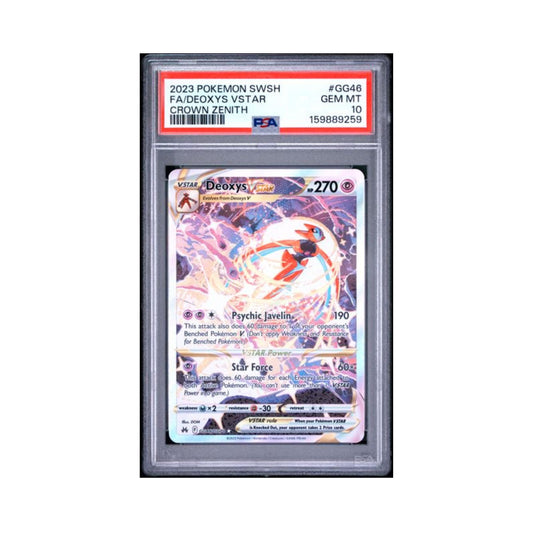 Pokemon Deoxys Vstar SWSH FA PSA 10 9259