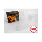 Pokémon Elite Trainer Box Protective Vinyl Display Case by Collection Realm – Soft Case 10-Pack for Booster Boxes, Dustproof, UV & Moisture Resistant